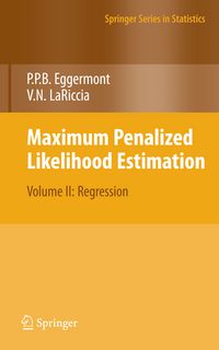 Produktbild: Maximum Penalized Likelihood Estimation