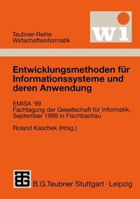 Produktbild: Entwicklungsmethoden f&uuml;r Informationssysteme und deren Anwendung