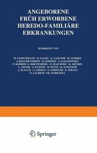 Produktbild: Angeborene, fr&uuml;h erworbene, heredo-famili&auml;re Erkrankungen
