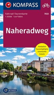 Produktbild: KOMPASS Fahrrad-Tourenkarte Naheradweg 1:50.000