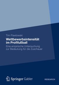 Produktbild: Wettbewerbsintensit&auml;t im Profifu&szlig;ball