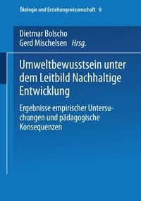 Produktbild: Umweltbewusstsein unter dem Leitbild Nachhaltige Entwicklung