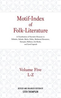 Produktbild: Motif-Index of Folk-Literature