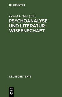 Produktbild: Psychoanalyse und Literaturwissenschaft