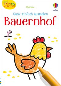 Produktbild: Kleine Kreativ-Werkstatt &ndash; Ganz einfach ausmalen: Bauernhof