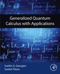 Produktbild: Generalized Quantum Calculus with Applications
