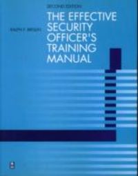 Produktbild: Effective Security Officer's Training Manual