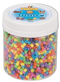 Produktbild: HAMA Dose mit ca. 3000 Perlen, Pastell-Mix