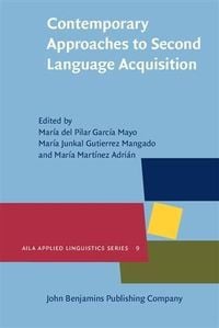 Produktbild: Contemporary Approaches to Second Language Acquisition