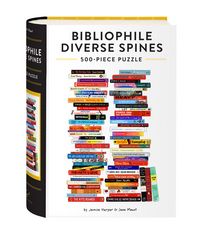 Produktbild: Bibliophile Diverse Spines 500-Piece Puzzle