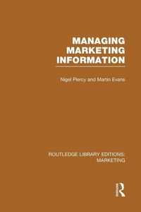 Produktbild: Managing Marketing Information (RLE Marketing)