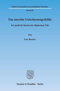 Produktbild: Das unechte Unterlassungsdelikt.