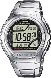 Produktbild: Casio Funk Armbanduhr WV-58DE-1AVEF (L x B x H) 53.4 x 43.7 x 12 mm Silber Geh&auml;usematerial=Edelstahl, Harz Material (Armband)=Edelstahl