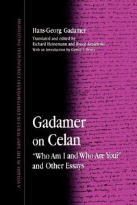 Produktbild: Gadamer on Celan