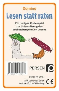 Produktbild: Domino: Lesen statt raten