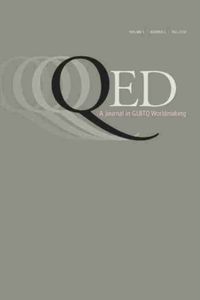 Produktbild: Qed: A Journal in Glbtq Worldmaking 5, No. 3
