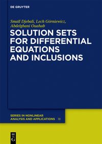 Produktbild: Solution Sets for Differential Equations and Inclusions