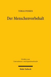 Produktbild: Der Menschenvorbehalt