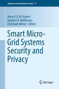 Produktbild: Smart Micro-Grid Systems Security and Privacy