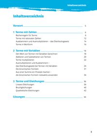 10-Minuten-Training Mathematik Rechnen mit Termen 7./8. Klasse. Kleine Lernportionen für jeden Tag