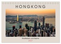 Produktbild: HONGKONG Skyline und Stadtleben (Tischkalender 2027 DIN A5 quer), CALVENDO Monatskalender