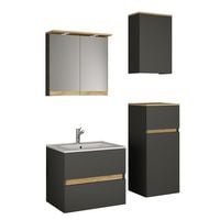 Produktbild: 5 tlg. Badm&ouml;bel-Set mit Waschbecken Cosila-I 61 cm