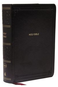 Produktbild: NKJV, End-of-Verse Reference Bible, Compact, Leathersoft, Black, Red Letter, Comfort Print