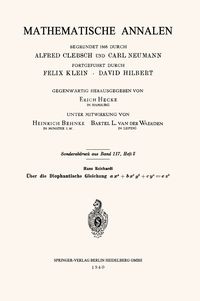 Produktbild: &Uuml;ber die Diophantische Gleichung ax4+bx2y2+cy4=ez2