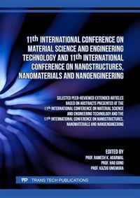 Produktbild: 11th International Conference on Material Science and Engineering Technology and 11th International Conference on Nanostructures, Nanomaterials and Na