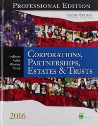Produktbild: South-Western Federal Taxation 2016: Corporations, Partnerships, Estates and Trusts, Professional Edition (with H&r Block CD-ROM)