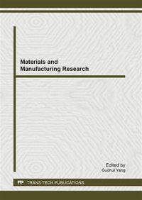 Produktbild: Materials and Manufacturing Research