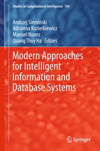 Produktbild: Modern Approaches for Intelligent Information and Database Systems