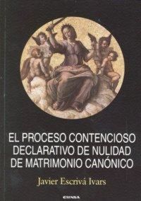 Produktbild: El proceso contencioso declarativo de nulidad de matrimonio