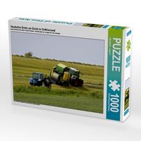 Produktbild: CALVENDO Puzzle Heuballen Ernte am Deich in Ostfriesland | 1000 Teile Lege-Gr&ouml;&szlig;e 64x48cm Foto-Puzzle f&uuml;r gl&uuml;ckliche Stunden