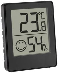 Produktbild: TFA Dostmann Digitales Thermo-Hygrometer Thermo-/Hygrometer Schwarz 30.5039.01.03