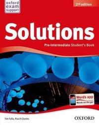 Produktbild: Solutions: Pre-Intermediate: Student's Book