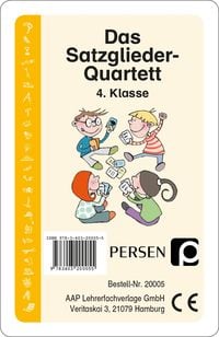 Produktbild: Das Satzglieder-Quartett