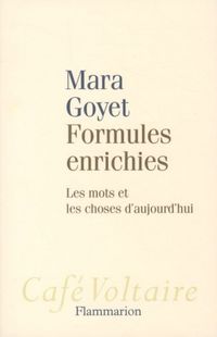 Produktbild: Formules enrichies. Les mots et les choses d'aujourd'hui