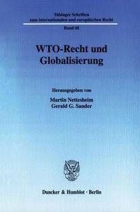 Produktbild: WTO-Recht und Globalisierung.