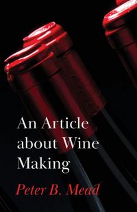 Produktbild: An Article about Wine Making