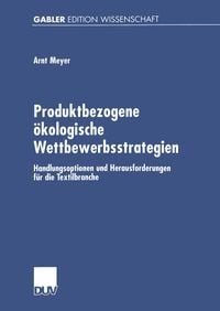 Produktbild: Produktbezogene &ouml;kologische Wettbewerbsstrategien