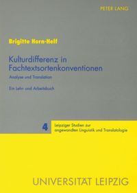 Produktbild: Kulturdifferenz in Fachtextsortenkonventionen