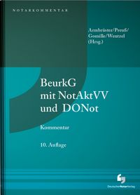 Produktbild: BeurkG mit NotAktVV und DONot