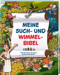 Produktbild: Meine Such- und Wimmelbibel. Finde die Person, die nicht in die Geschichte geh&ouml;rt! Ein kunterbuntes Wimmelbuch zu den sch&ouml;nsten Bibel-Geschichten f&uuml;r Kinder. Mit spannenden Such-R&auml;tselaufgaben
