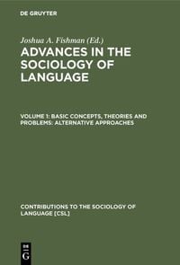 Produktbild: Basic concepts, theories and problems: alternative approaches