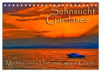 Produktbild: Sehnsucht Gardasee - Mediterranes Flair am Lago di Garda (Tischkalender 2027 DIN A5 quer), CALVENDO Monatskalender
