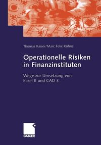 Produktbild: Operationelle Risiken in Finanzinstituten