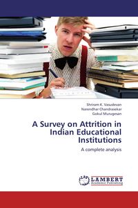Produktbild: A Survey on Attrition in Indian Educational Institutions