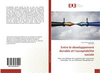 Produktbild: Entre le d&eacute;veloppement durable et l'acceptabilit&eacute; sociale