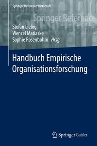 Produktbild: Handbuch Empirische Organisationsforschung
